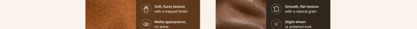 How to Identify the Difference Between Suede and Leather?