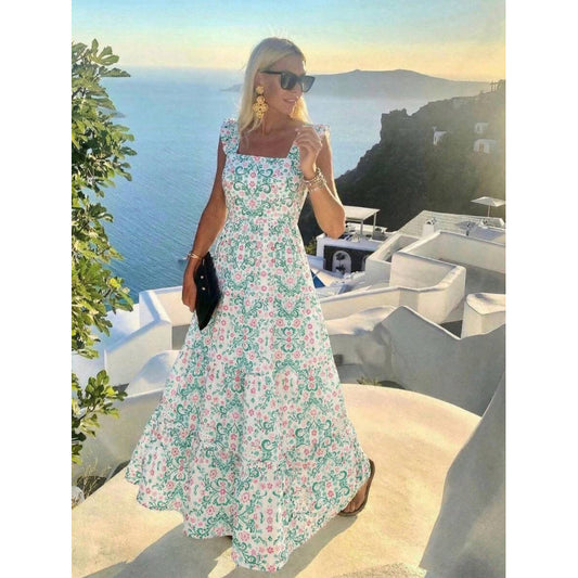 Comfortable Casual Printed Dress for Women