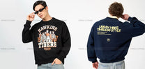 Best Ways to Style a Printed Sweatshirt for Men with Jeans & Sneakers