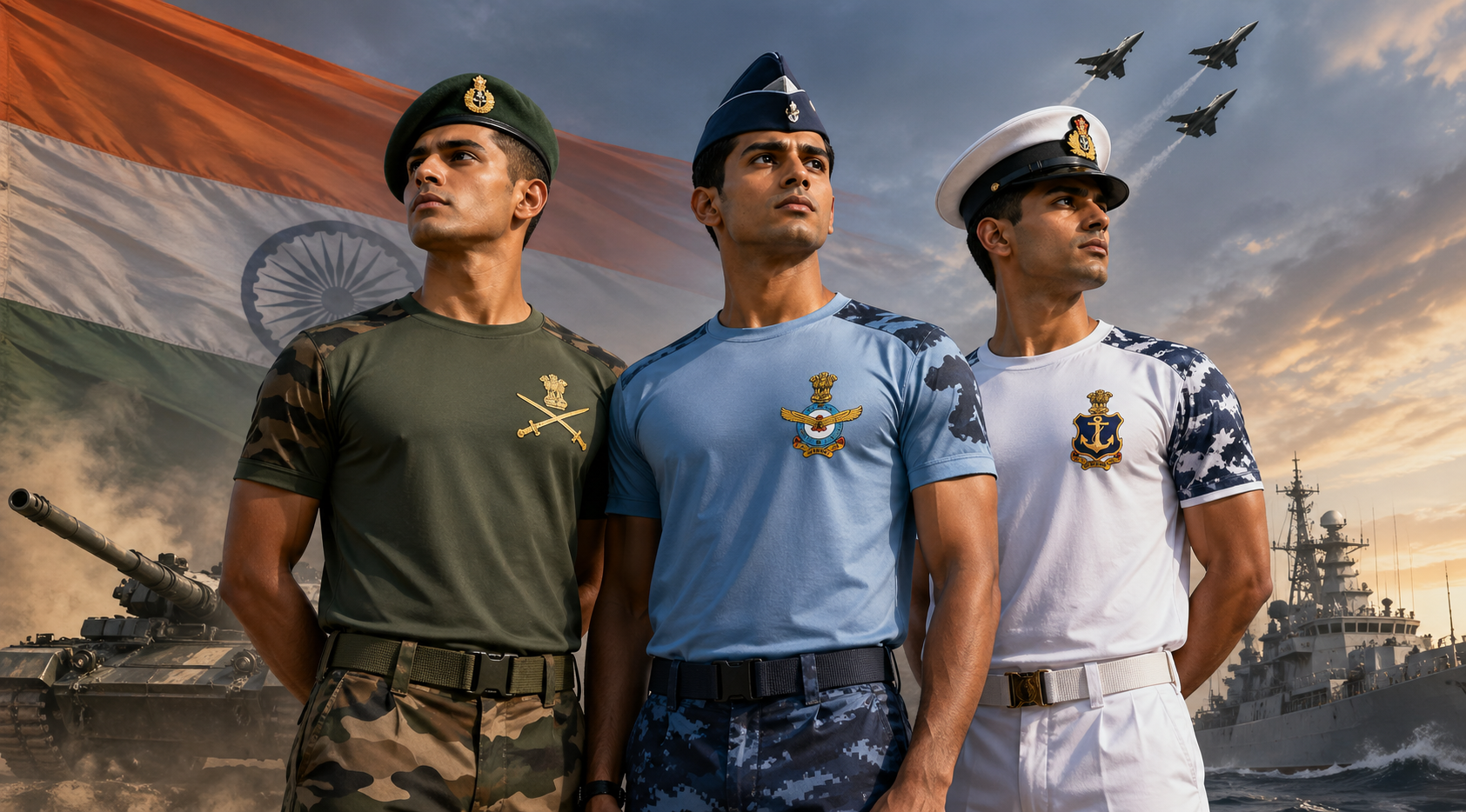 How have Indian Armed Forces uniforms evolved over time?