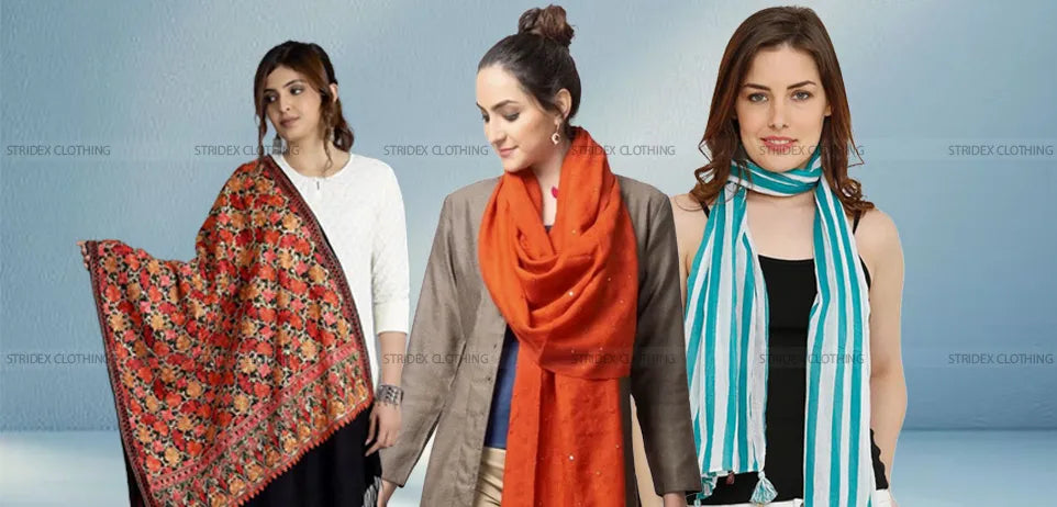 How Can Ladies Style Cotton Fancy Stoles for Office Wear Elegantly?