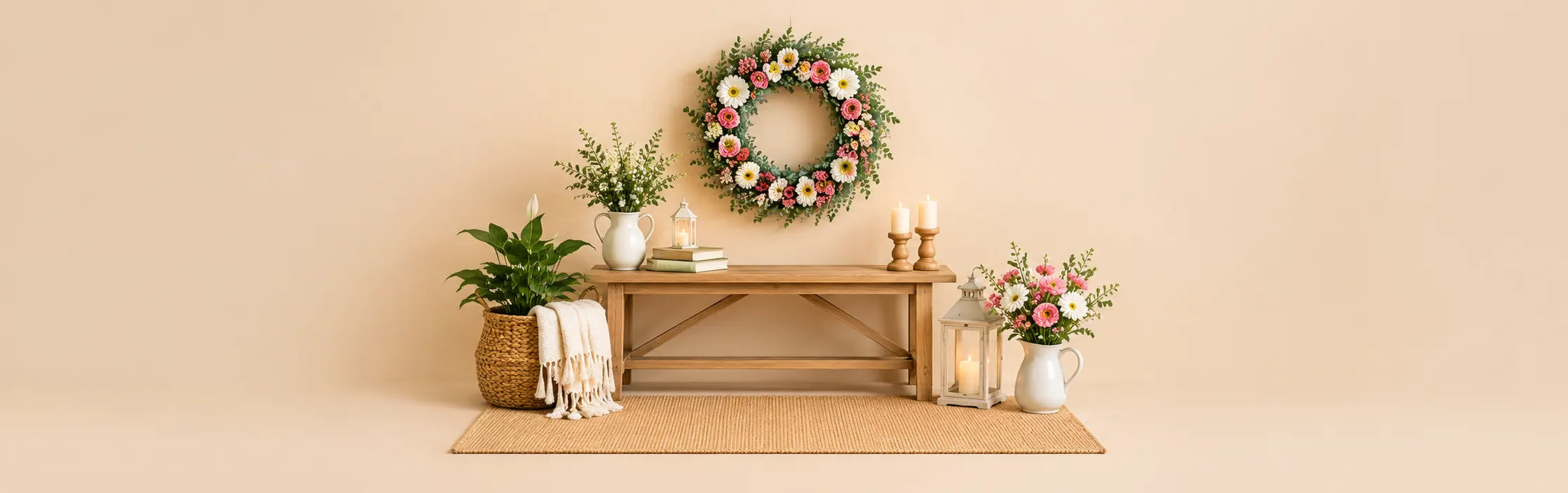 Flower Wreaths: Beautiful Ideas to Enhance Your Home Decor