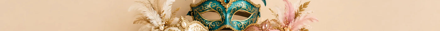 Party Masks for Halloween, Masquerade Balls and Costume Parties