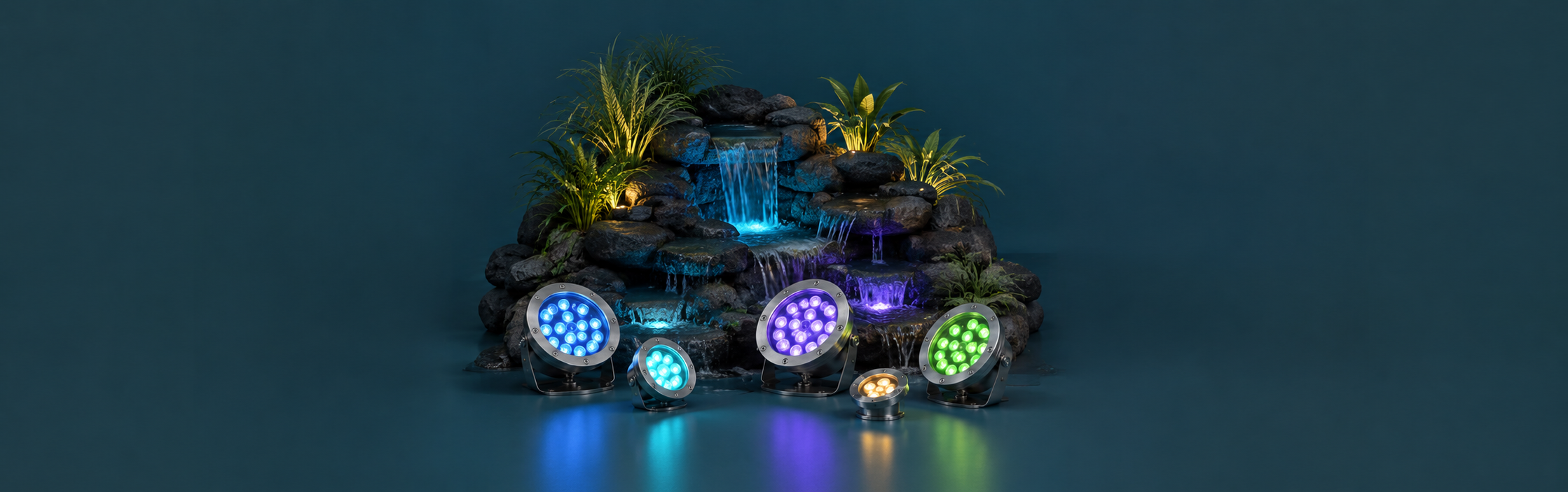 The Key Benefits of LED Underwater Lights for Water Features