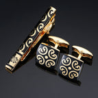 Golden Enamel Flower / 18K