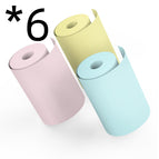 6rolls of colored paper