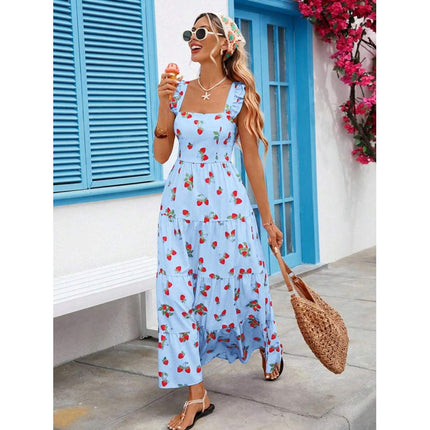 Comfortable Casual Printed Dress for Women