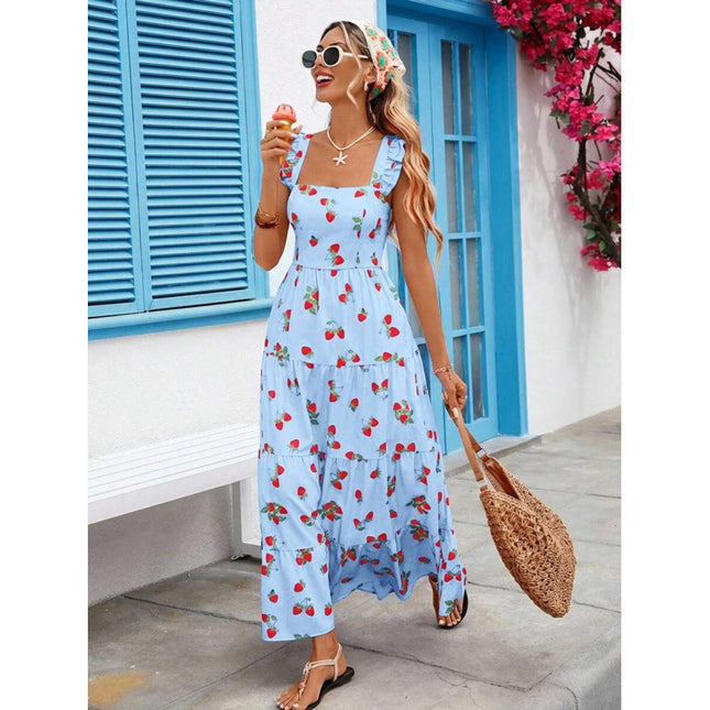 Comfortable Casual Printed Dress for Women
