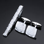White Enamel Flower / 18K
