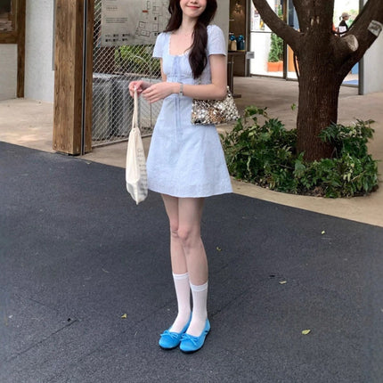 Stylish Lace Patch Dress for Women