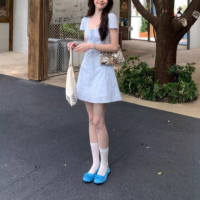 Stylish Lace Patch Dress for Women
