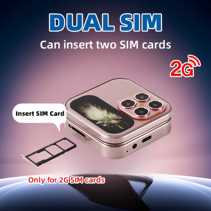 2G Mini Phone With Dual SIM Cards & Dual Standby - Compact Travel-Friendly Design, USB-C Charging, 2, 5-14V, 320x240 Resolution, Wireless Connectivity For Calls, Texts, Music - Ideal For Outdoor Activ