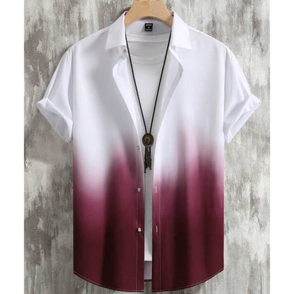 Men's Shirt Hot Sale In Hot-selling Floral-print Hawaiian Beach Degrees