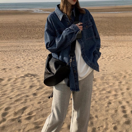 Korean-style Chic Versatile Design-layered Shirt Top
