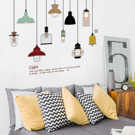 Living room bedroom decoration environmentally friendly removable waterproof wall stickers