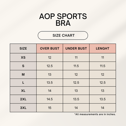 Color_Size Chart