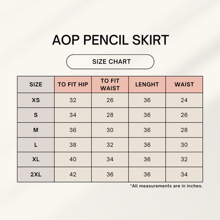 Color_Size Chart