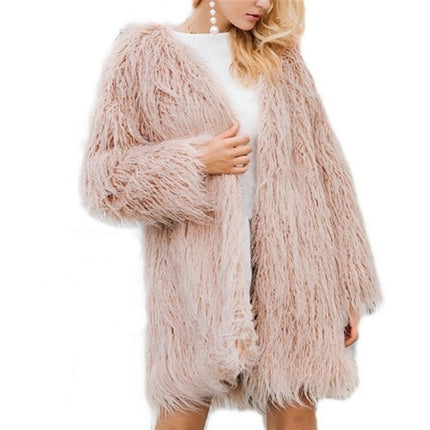 New Haining Fur Coat Mid-length Style