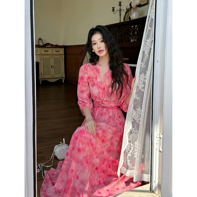 Arrival Womens Slimming High-Waist Holiday Dress