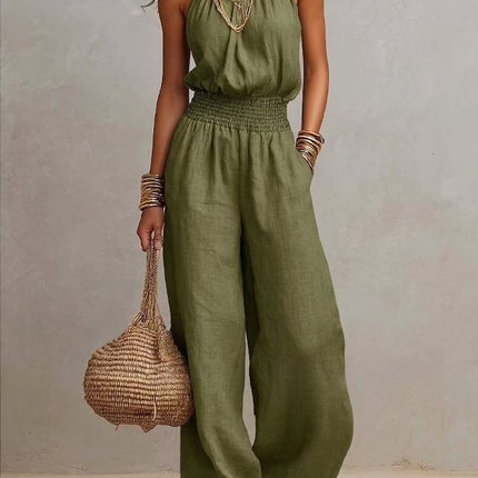 European And American Women's Backless Jumpsuit