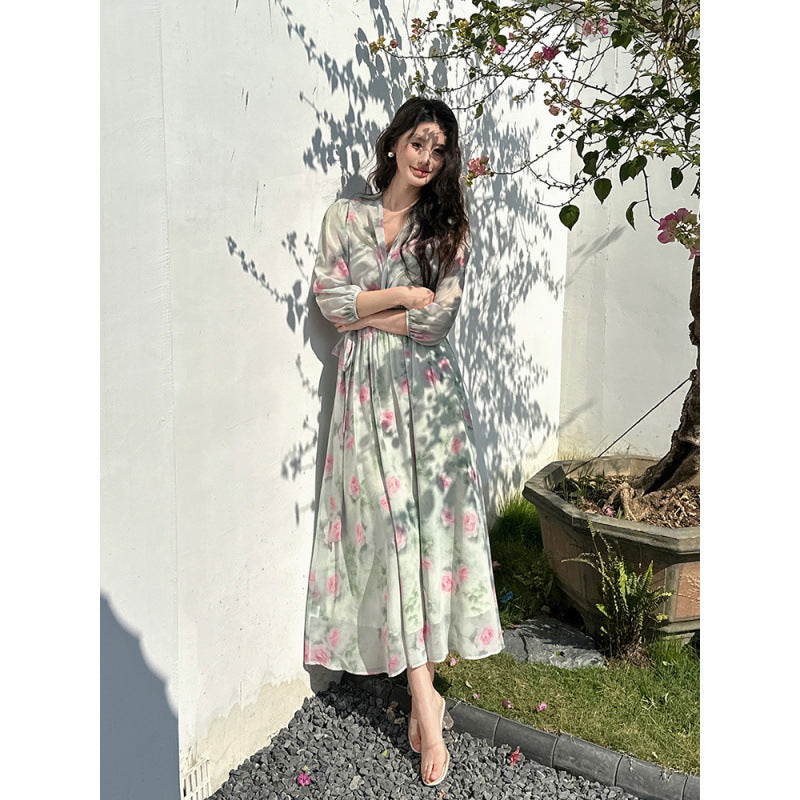 Arrival Womens Slimming High-Waist Holiday Dress