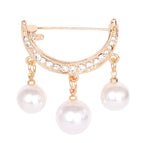 YNCP04382 Rhinestone Pearl