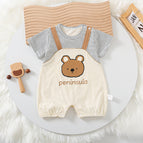 Bear Short Sleeve Rompers / 66cm
