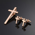 Rose Gold Cross / 18K