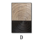 D / 50x 70 Gold Frame Canvas