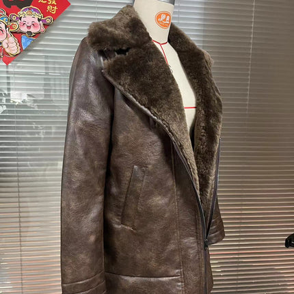 Men's Faux Suede Cross-Border Jacket
