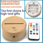 Touch Remote Control / Beech Battery Compartment