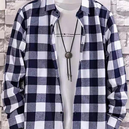 Large Long Sleeved Men's Casual Shirt