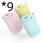 9rolls of colored paper