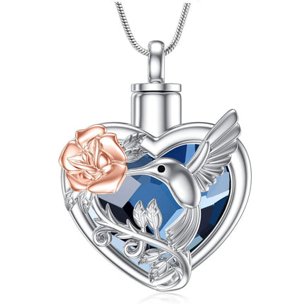 Love-themed Peace Dove Urn Necklace