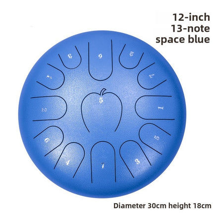 Steel Tongue Drum12 Inch13 Note A Pple Style