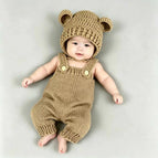 Khaki / Newborn / 2PCS SET