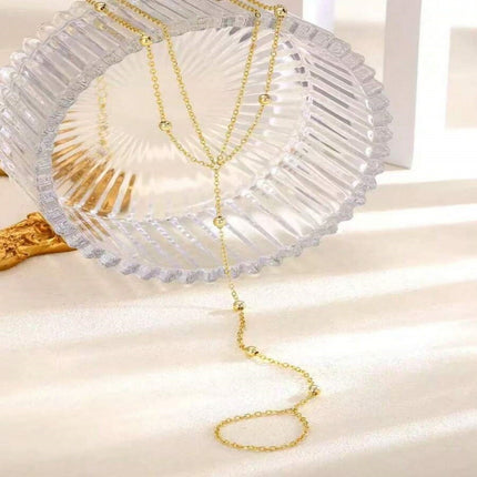 Womens Versatile Personality-filled Ball Bead Anklet