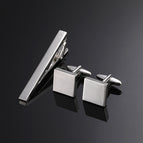 Silver Square Brushed / 18K
