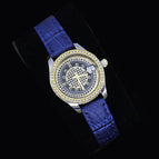 Black Surface Blue Ribbon