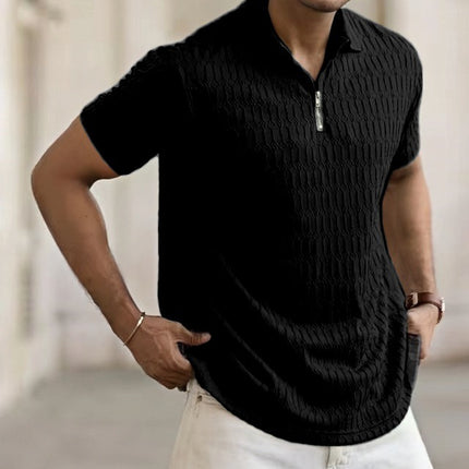 Men's Jacquard Sports Polo Shirt