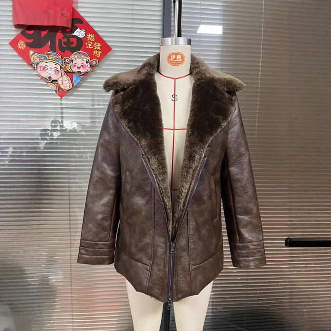 Men's Faux Suede Cross-Border Jacket