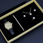 Black Strap Watch Box