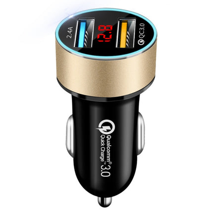 LED digital display car charger