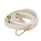 White / Gold buckle