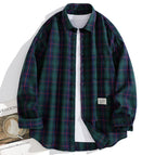 Dark Green Plaid / 2XL