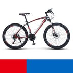 Black and red spoke wheel / 24inch 21speed