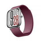 Raspberry Red Watch Band / WATCH5 Black Interface