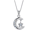 White Gold Pendant with chain