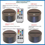 Touch Remote Control / Black USB Power Supply
