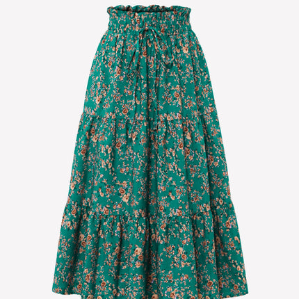 Women's Commuter Elegant Chic Floral Dress With A Full Skirt